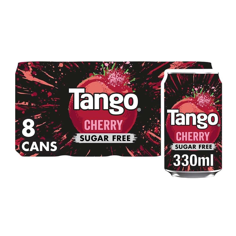Tango Cherry Sugar Free Cans 8 x 330ml