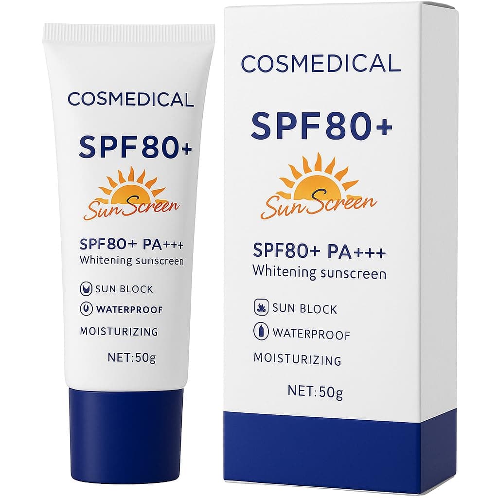 Sunscreen Gel With SPF 80+ Protection and PA+++ | Matte Finish & Oil Free | 8 Hour Water Resistant | Vitamin E Enriched | Dermatologically Tested | 50gm