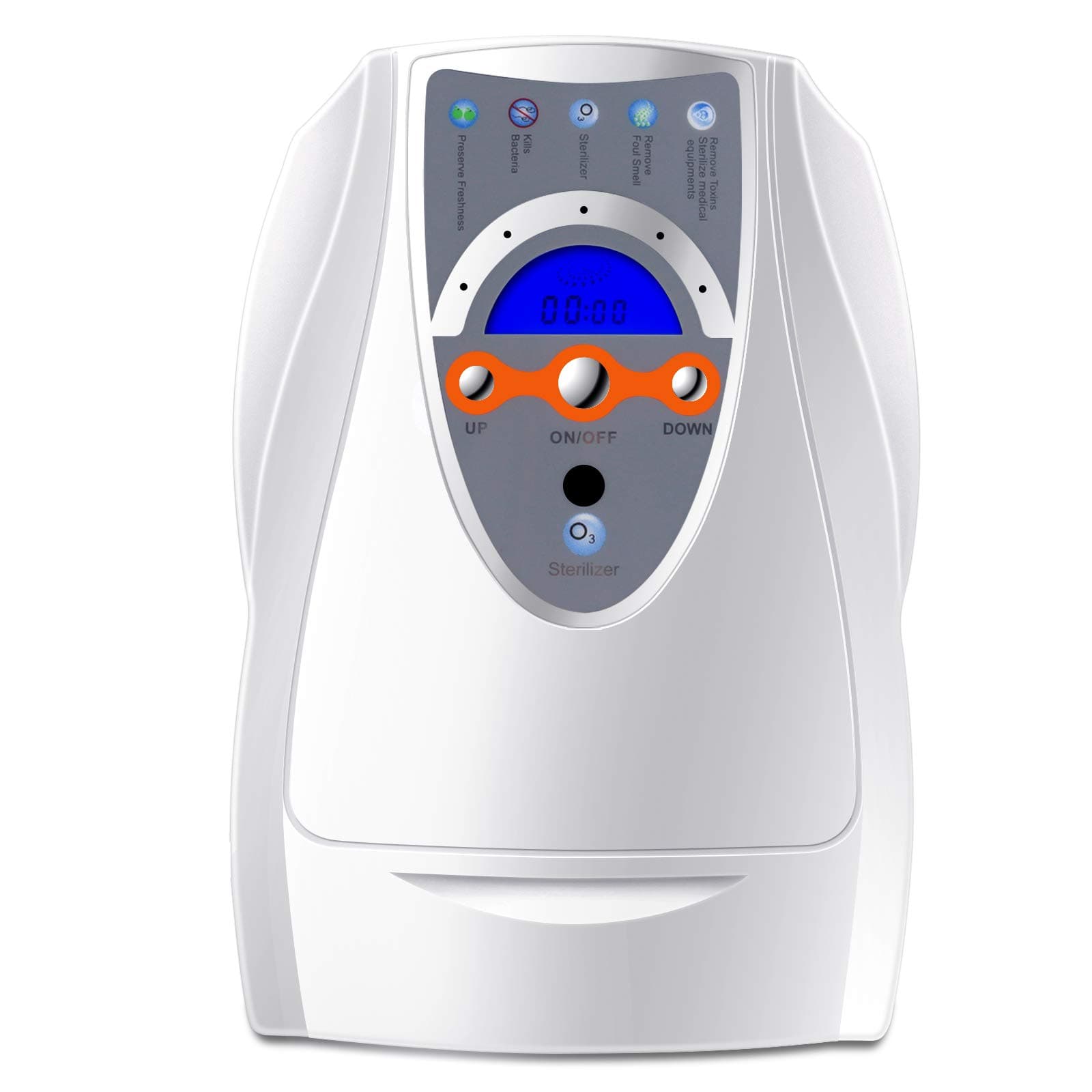 Portable Ozone Purifier,Multipurpose Ozone Machine for Air, Water, Food, Home, Room, Office-White