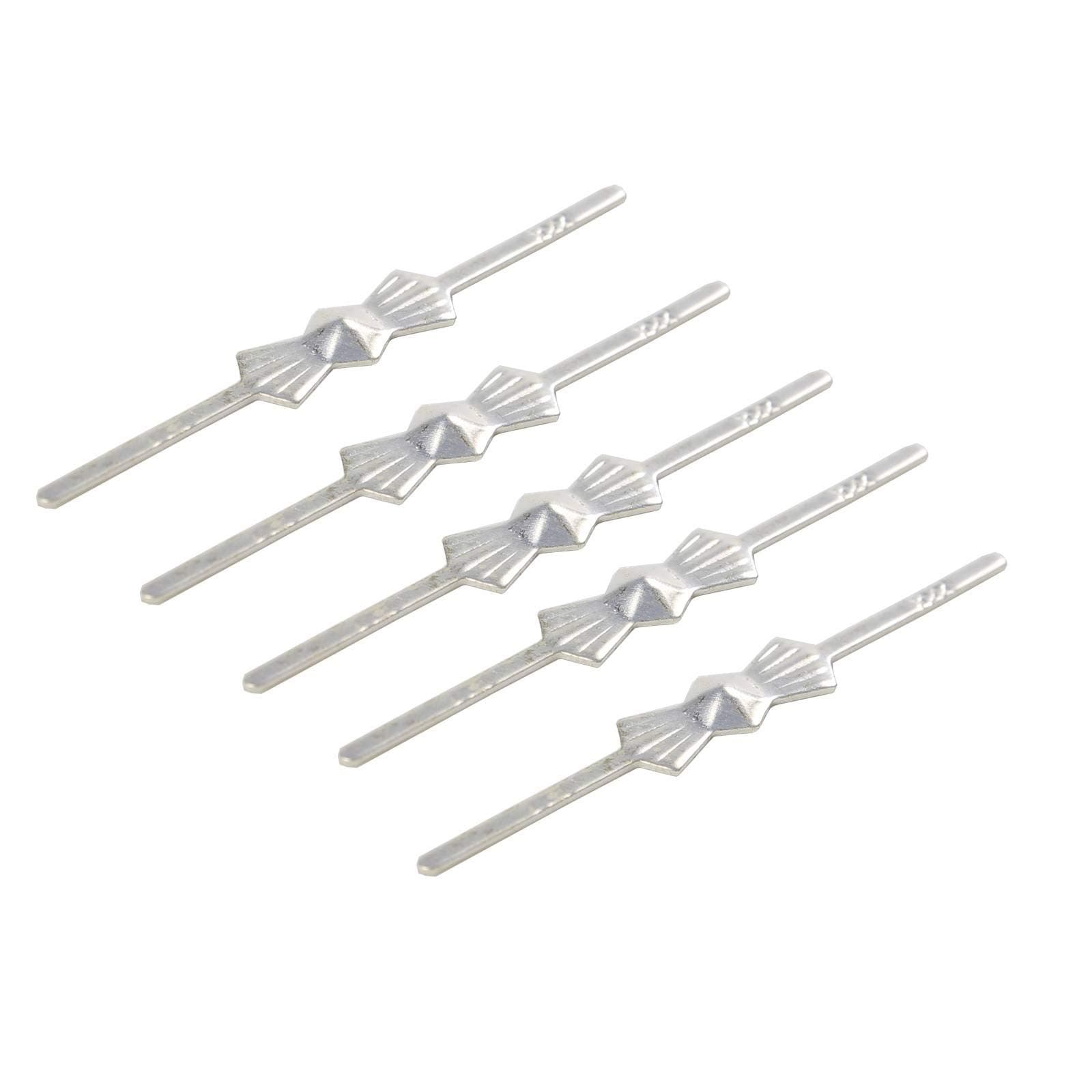 BIHRTC 350pcs Chandelier Crystal Connectors Bow Tie Clips Metal Butterfly Clips for Fastening Crystals, Chandelier Crystals, Lamp,Ceiling Light Crystals (Silver,33mm)