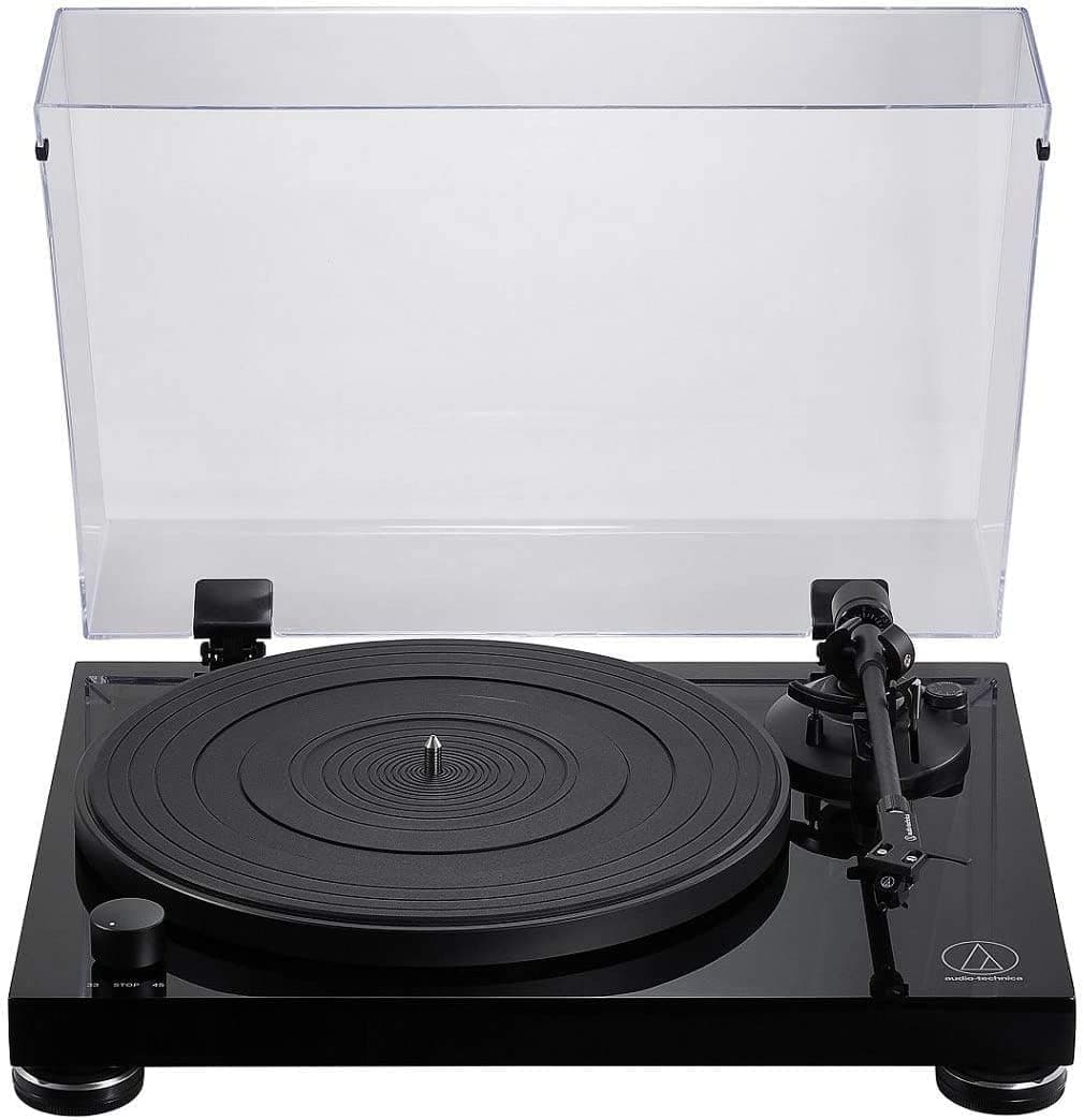 LPW50PB Manual Belt Drive Turntable Piano Black
