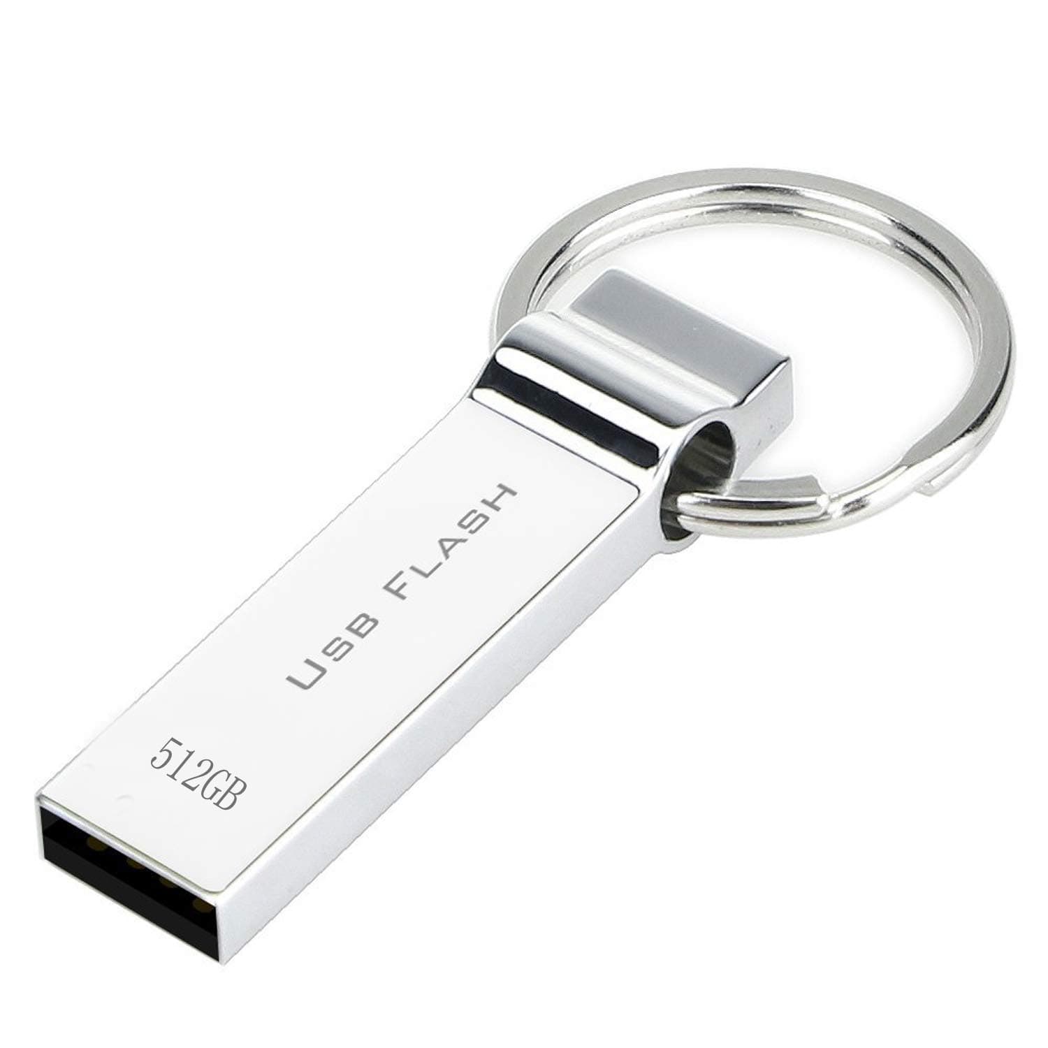 FREW Waterproof USB Flash Drive Pen Drive Memory USB Stick with Keychain (2TB)