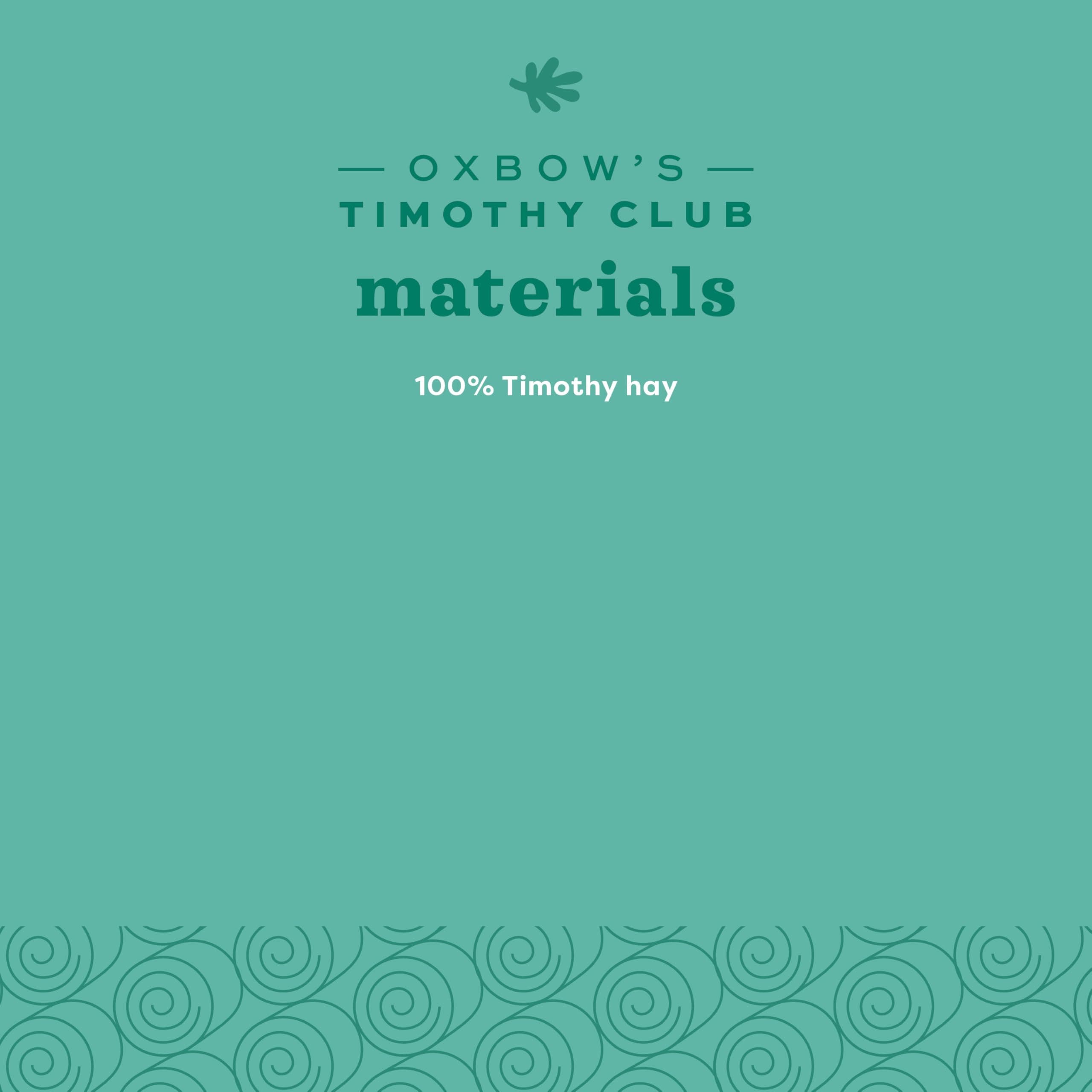 Oxbow Animal Health Timothy Club Timothy Twists 6 Count (Pack of 1)