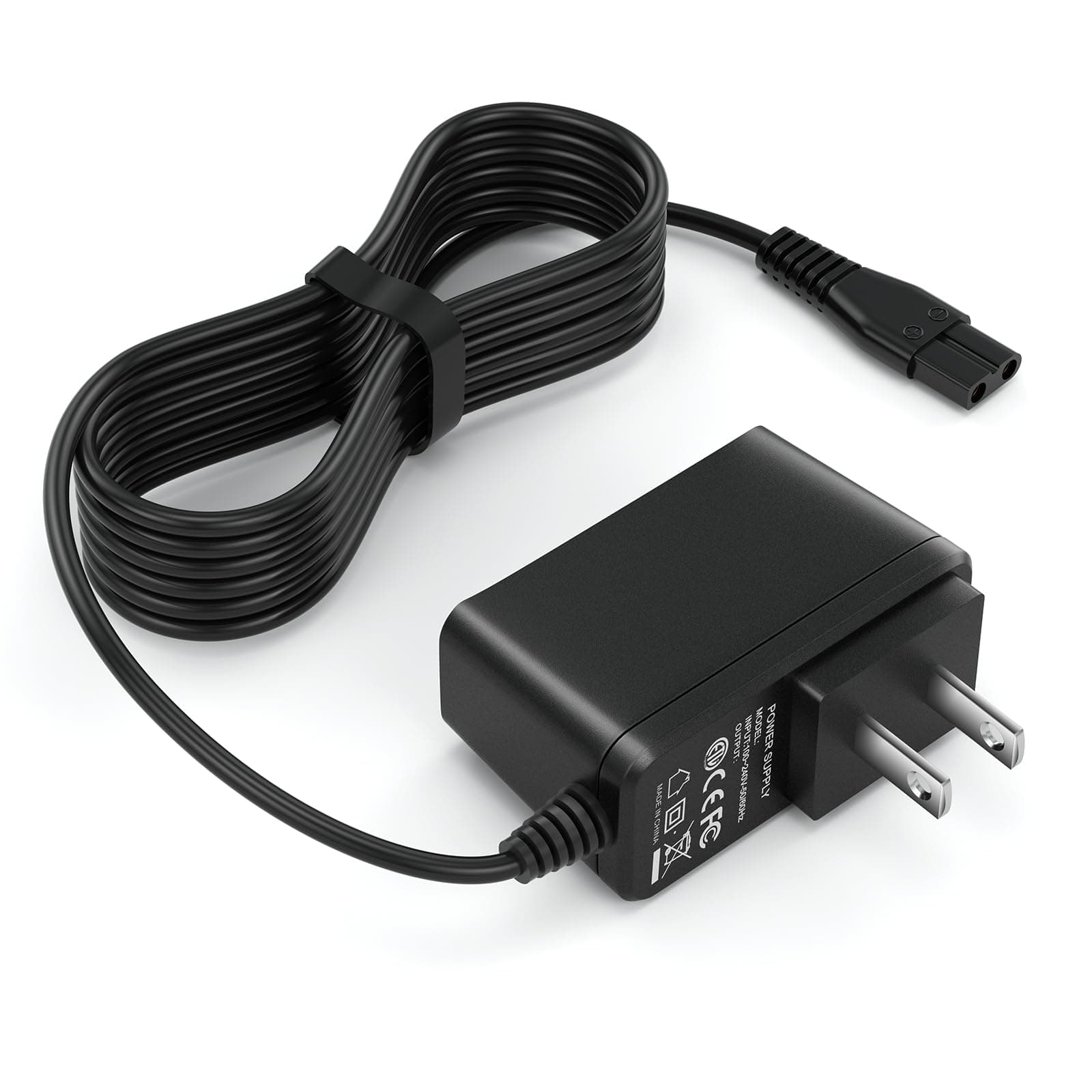 WUKUR Replacement for Bissell Pet Hair Eraser Charger, Charging Power Cord Compatible with Bissell 2390 2390A 23903 2284W 2284 14.4V Lithium Ion Hand Vacuum Power Cord