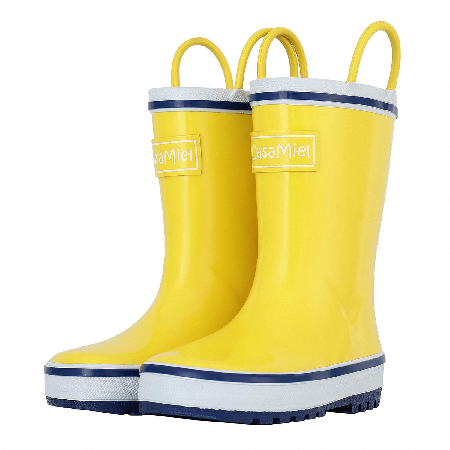 Toddler Rain Boots for Kids Unisex Kids Rain Boots for Girls and Boys, Handmade Natural Rubber Rain Boots for Children Botas Para Niños