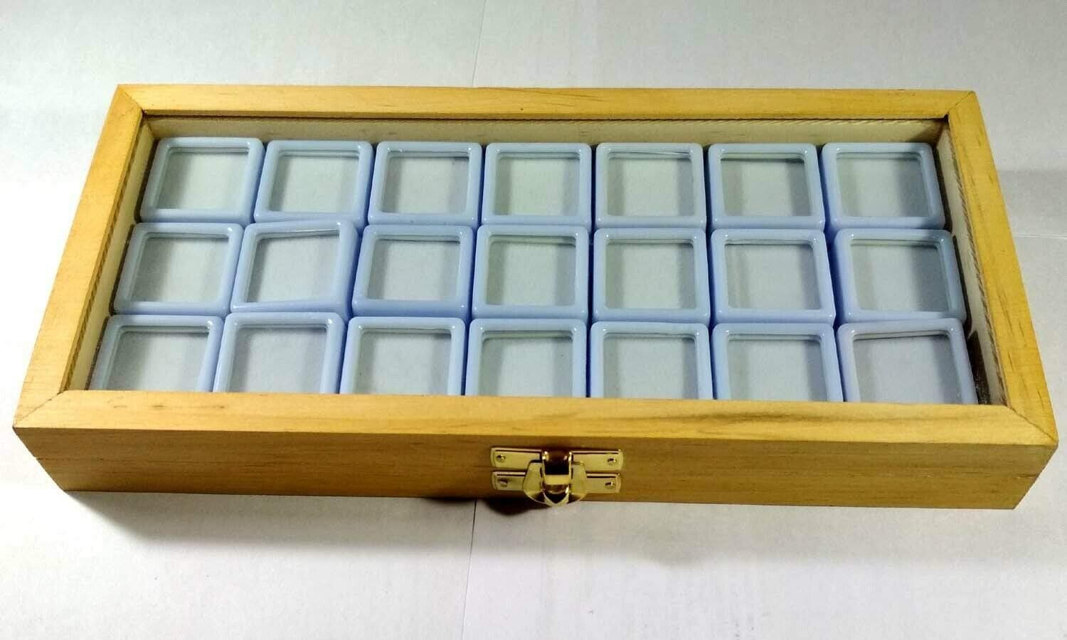 NAVKAR IMPEX Wooden Gems Ston Box 23.5X11.5 cm Pack Of 20 Pcs