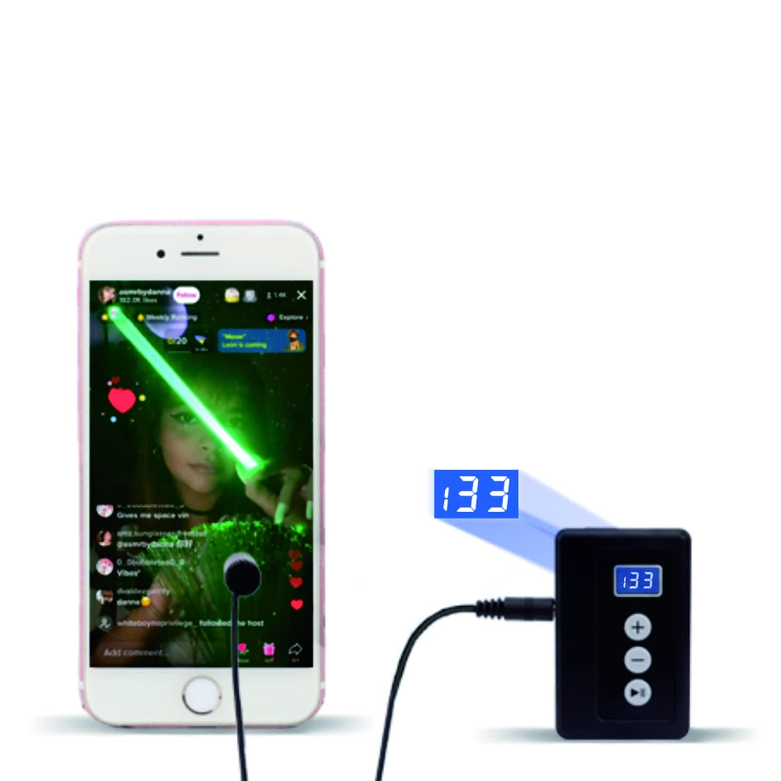 Auto Clicker for iPhone iPad:Screen Device Automatic Tapper for Android IOS,Simulated Finger Continuous Clicking, Adjustable Speed Physical Clicker,Suitable for Games, Live Broadcasts Likes, Reward