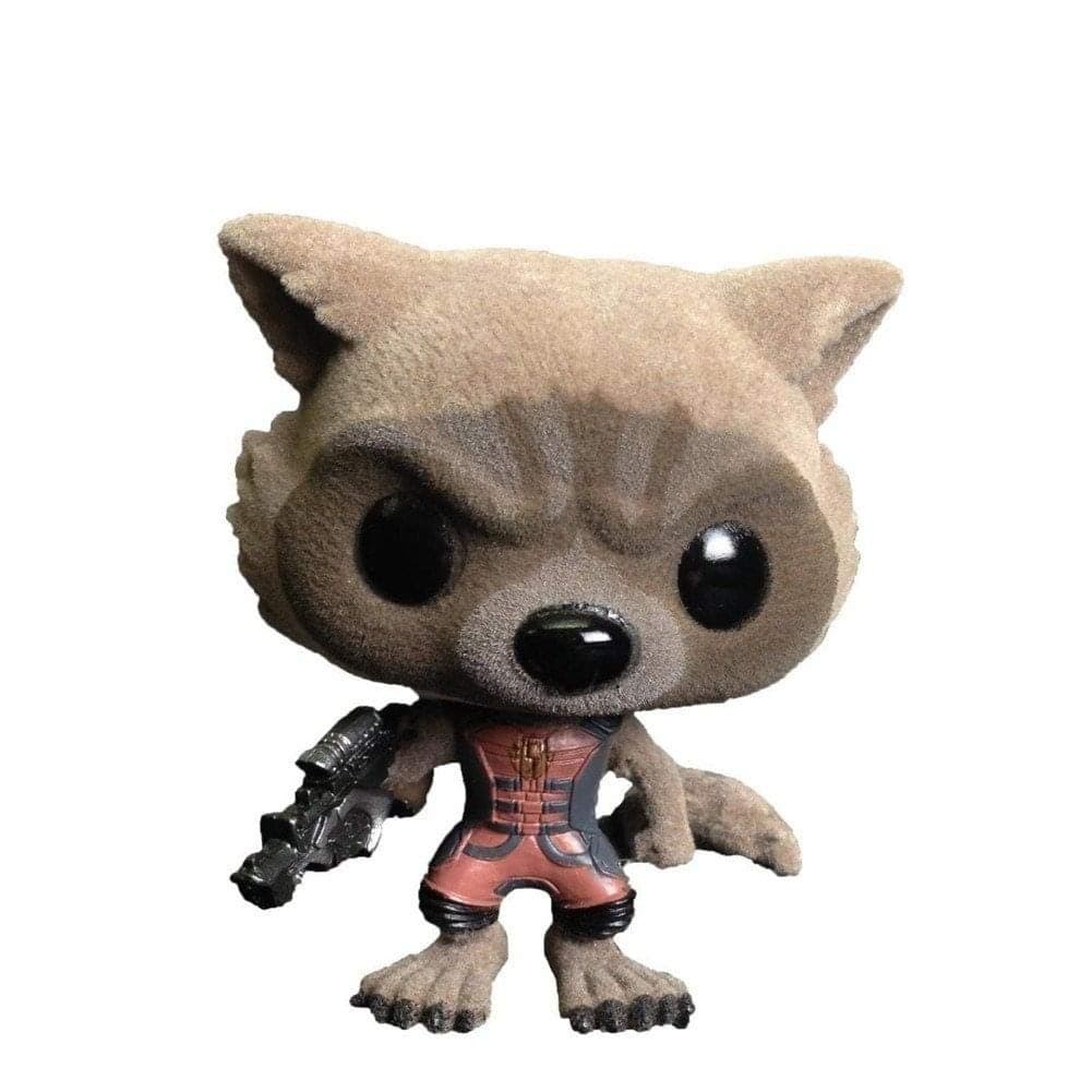 Funko Guardians of The Galaxy POP Vinyl Figure Flocked Ravager Rocket Racoon SDCC 2015 Exclusive