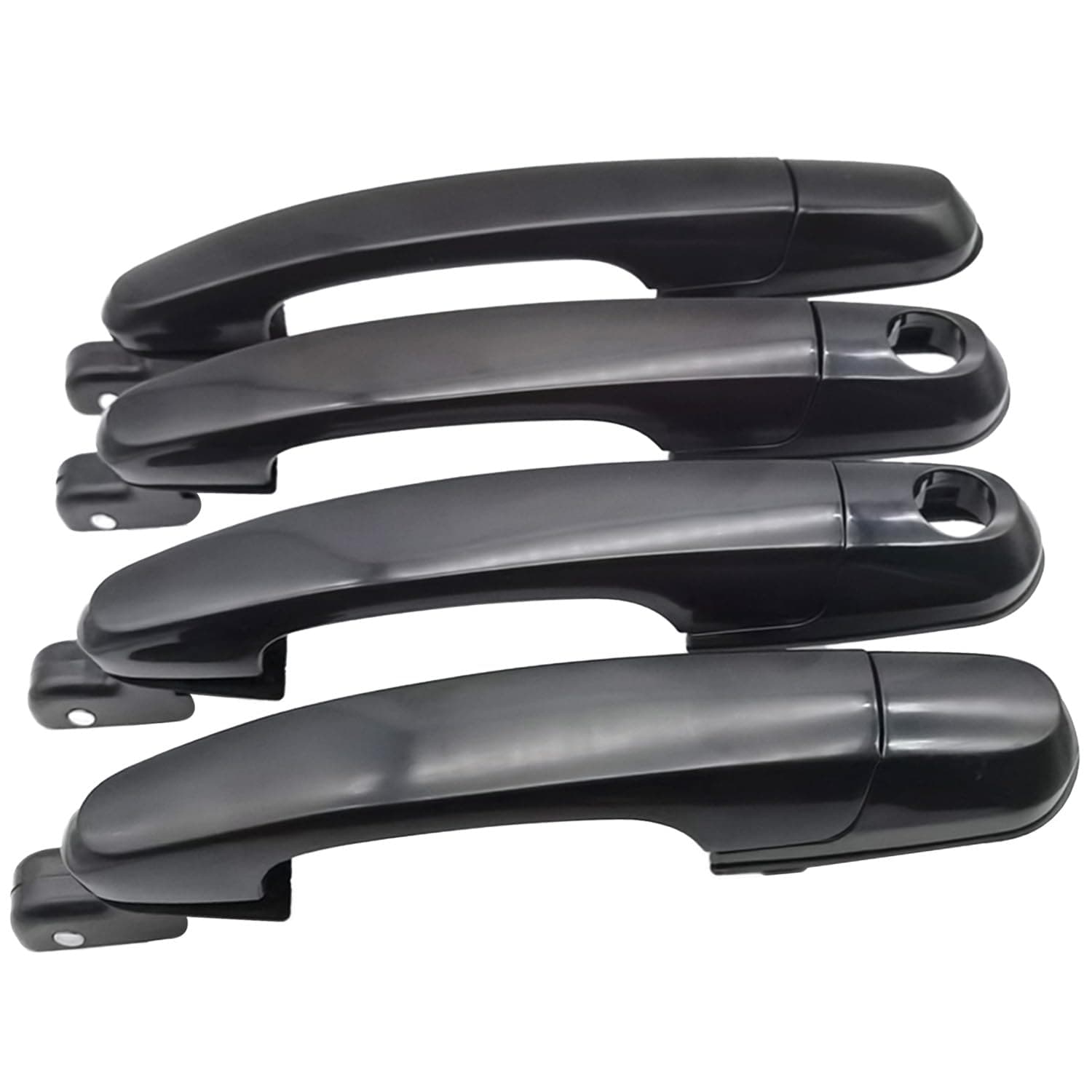 Set of 4 Exterior Door Handles Compatible with Hyundai Tucson 2005 2006 2007 2008 2009, Front and Rear Left Drive & Right Passenger Side Replaces# 82650-2E000 82660-2E000