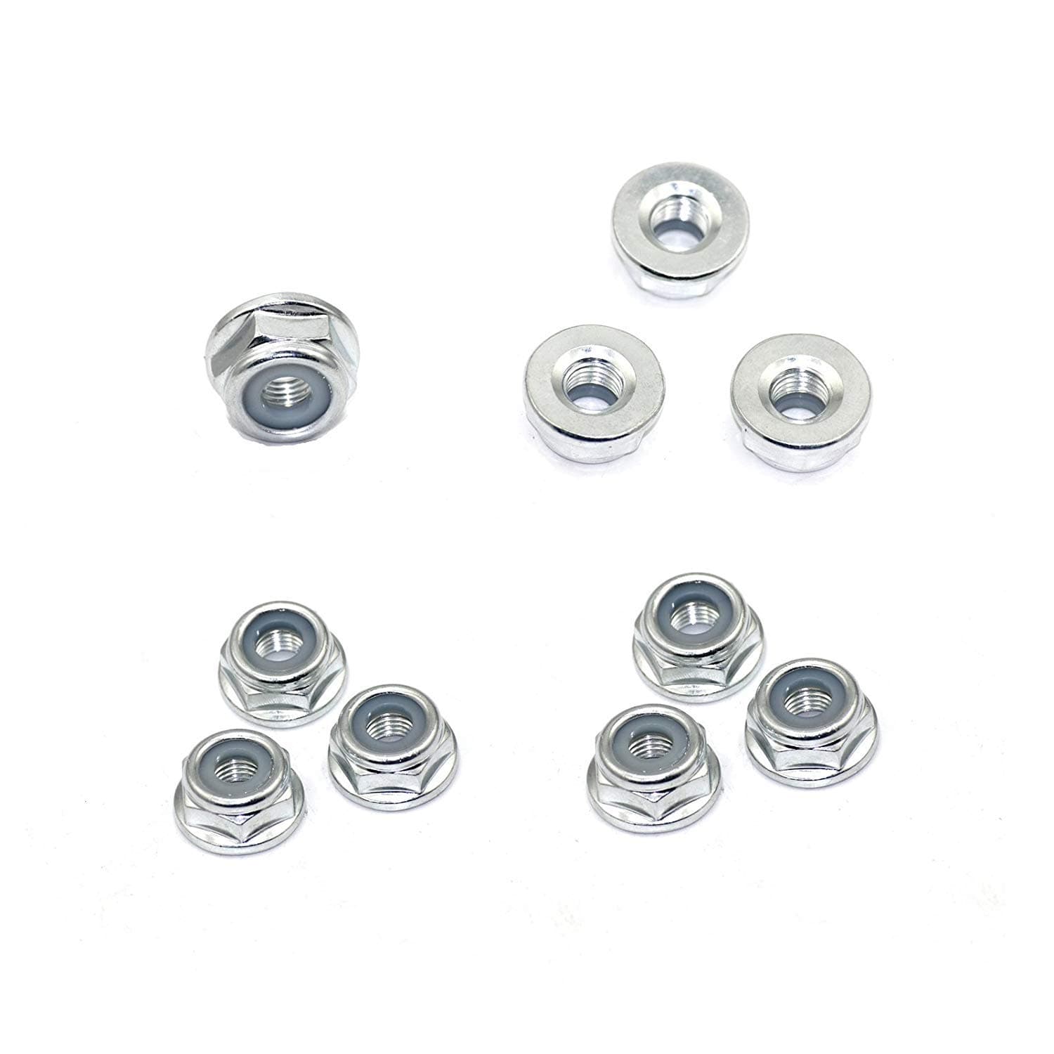 10pcs Blade Nuts Universal M10x1.25 Left Hand Thread Strimmer Brush Cutter Trimmer Gear Head Spare Parts