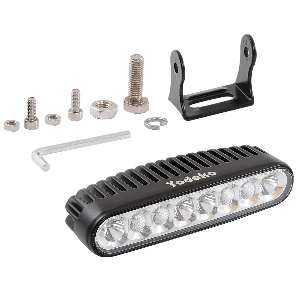 Yodoko 7 Inch 60V 40W LED Work Light Bar Flood Spot Combo Driving Lights Fog Lamp Off-Road Lighting for SUV UTE ATV Truck Car,2 Years Warranty