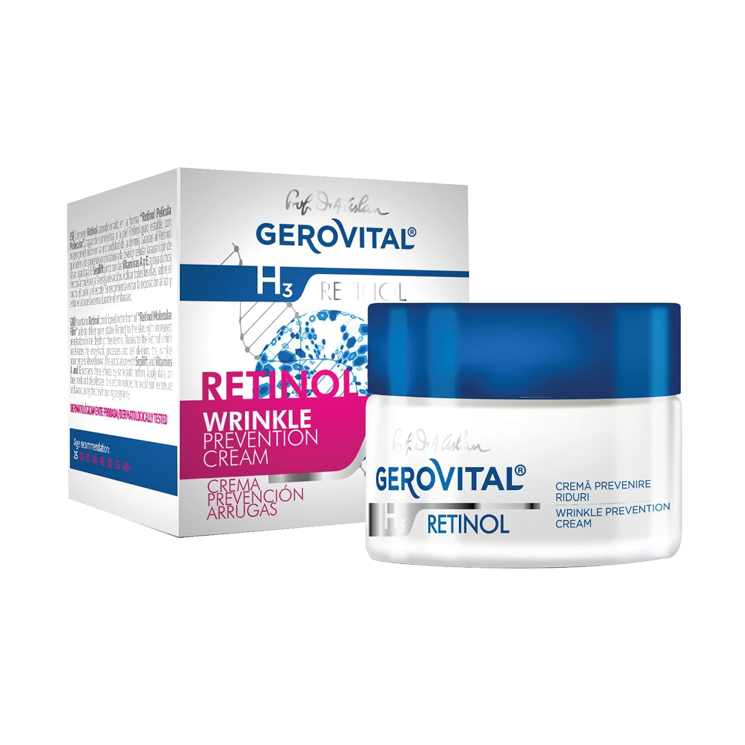 GEROVITAL H3 CLASSIC, Wrinkle Prevention Cream (With Retinol) 30+