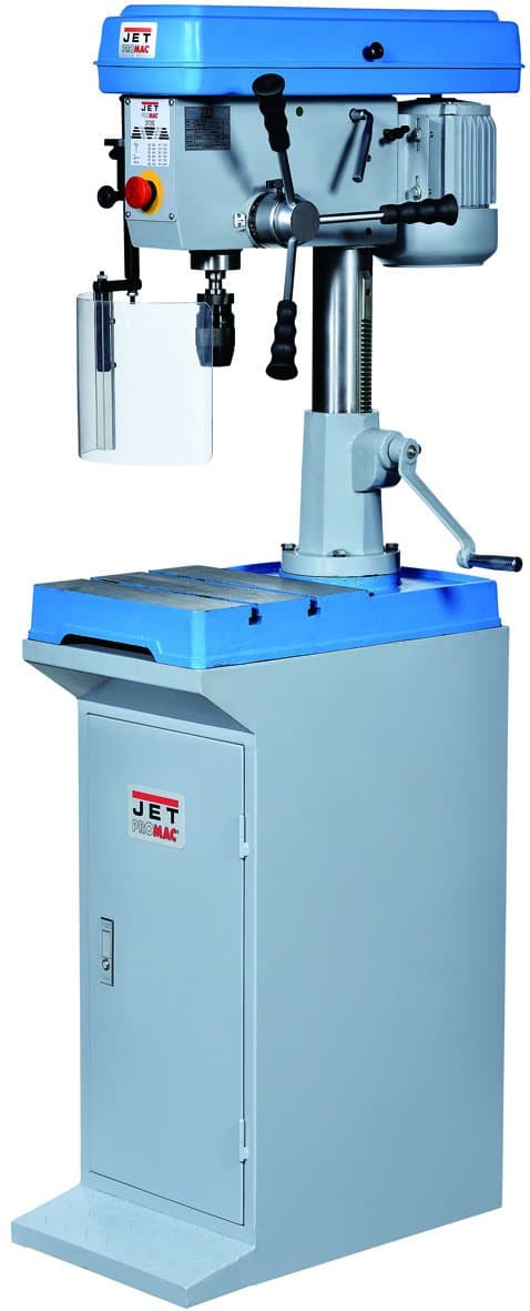 PROMAC 373E Drill Press on stand, 400V, 0.55kW, MT2, 12 Speeds 290 rpm-2300 rpm, Keyless chuck 16 mm