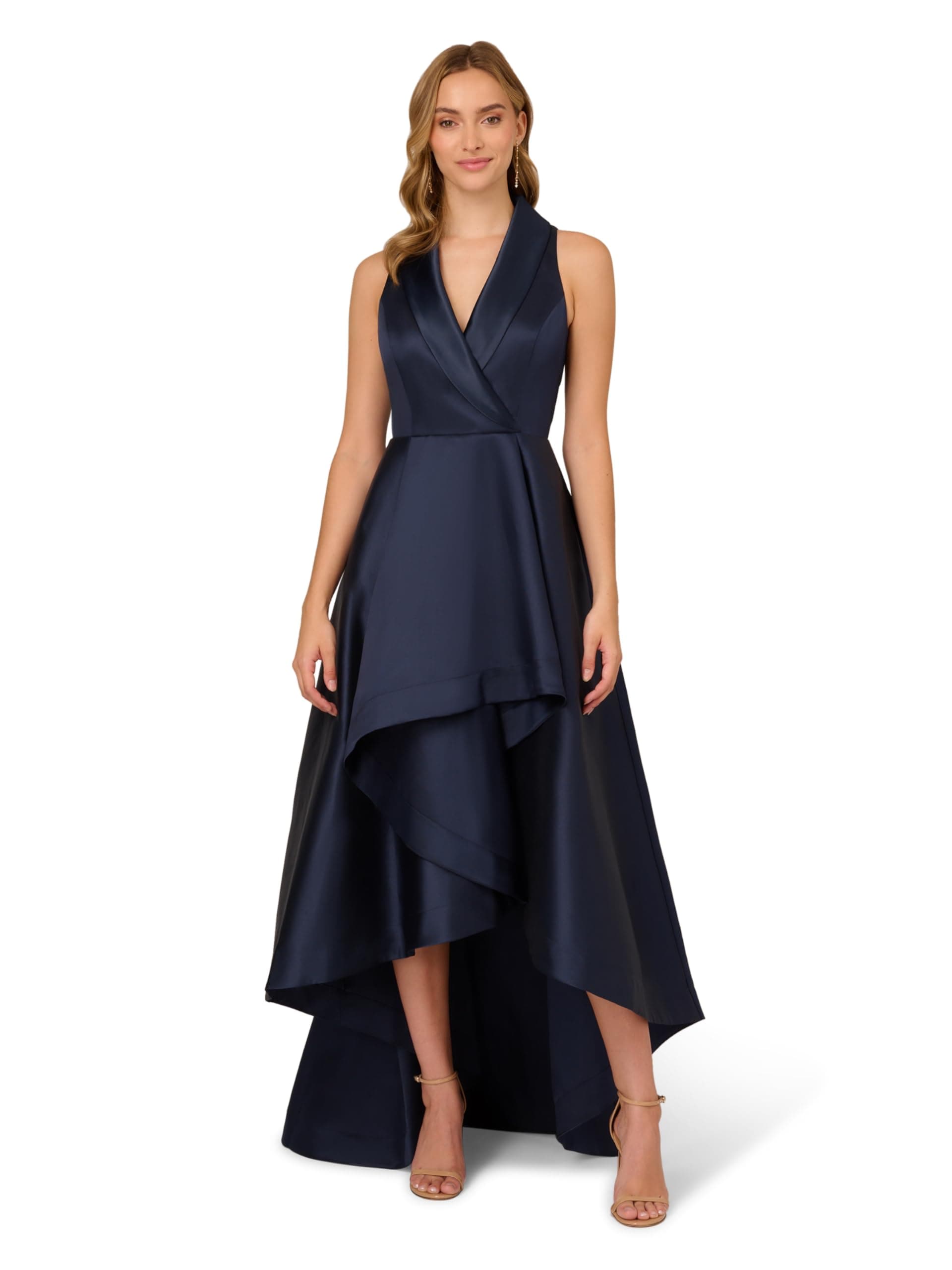 Adrianna Papell Women's Off Shoulder Cape Dress