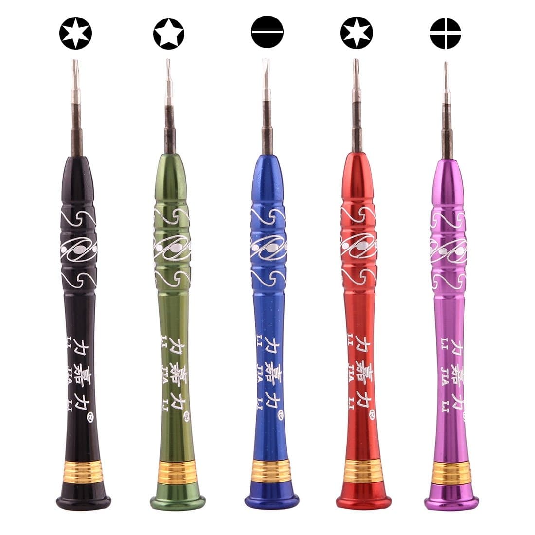 Good Li Jia Li L-126 5 in 1 Versatile Repair Alloy Steel Bit Screwdriver Set for Smart Phones, Tablets HuangFF