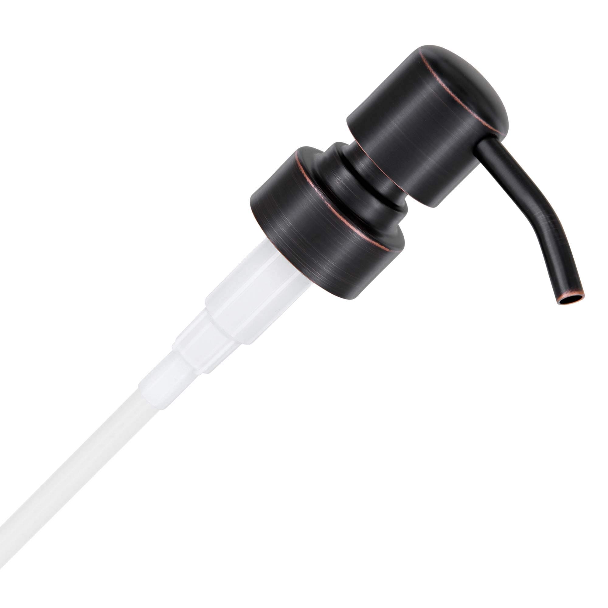 ALTGLAS Stainless Steel Soap Dispenser Pump 'Zagreb' for Upcycling Bottles, e.g. Hendrick's Gin (Black Copper Oil-rubbed)