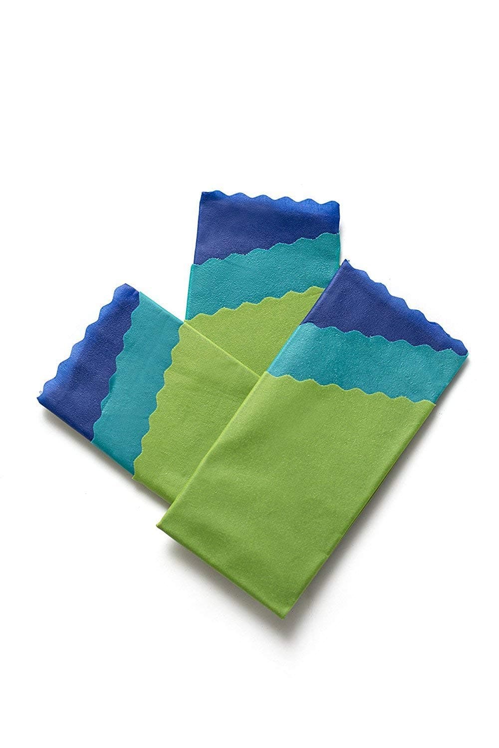 etee Beeswax Food Wraps, Organic Biodegradable and Reusable Alternative to Plastic Wrap, Ziptop Bags and Storage Containers, Each Set Has 1 Small, 1 Medium, 1 Large Wrap, 3 Pack (9 Wraps)