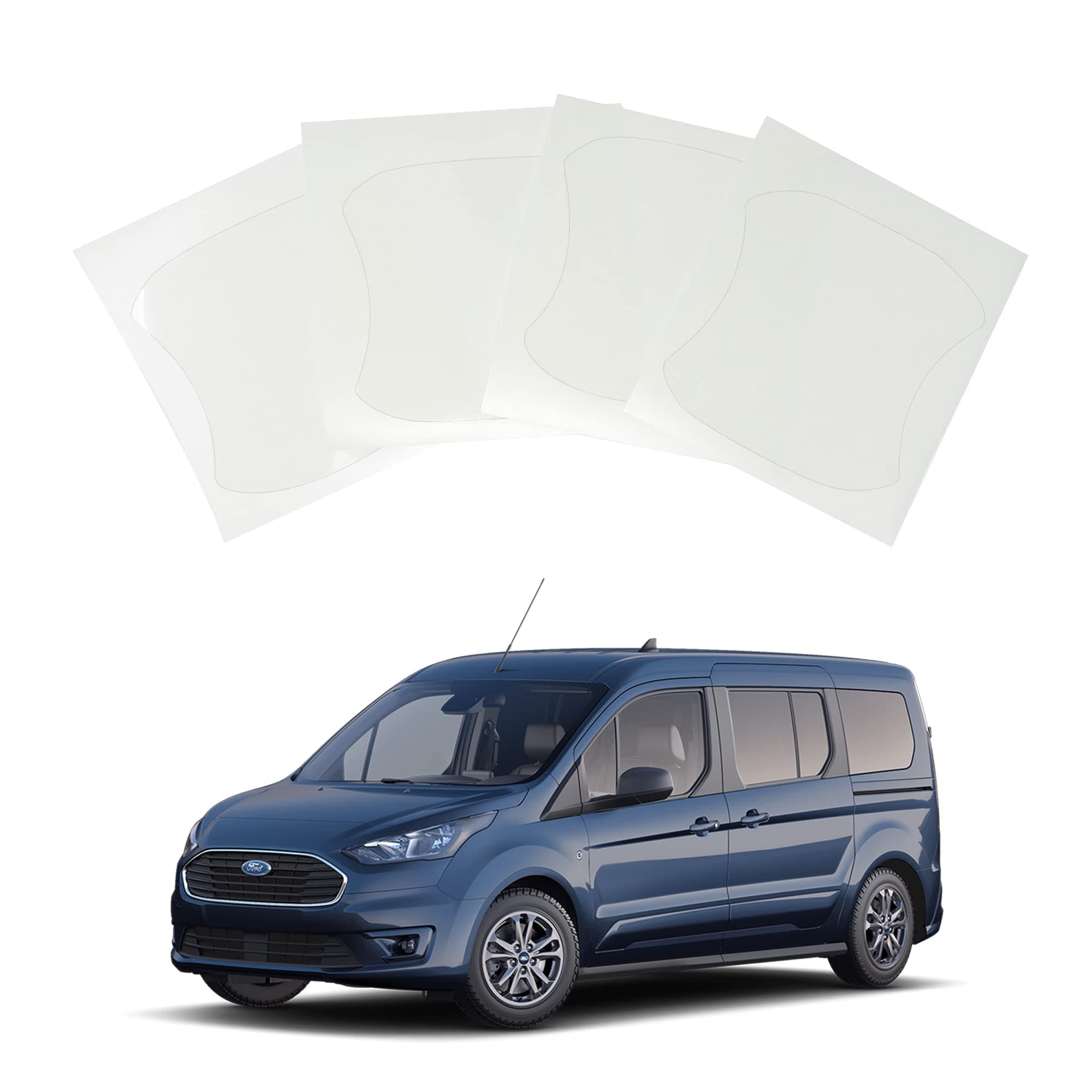 Custom Fit Door Handle Cup 3M Scotchgard Anti Scratch Clear Bra Paint Protector Film Cover Self Healing PPF Guard Kit for 2014 2015 2016 2017 2018 2019 2020 2021 2022 2023 Ford Transit Connect