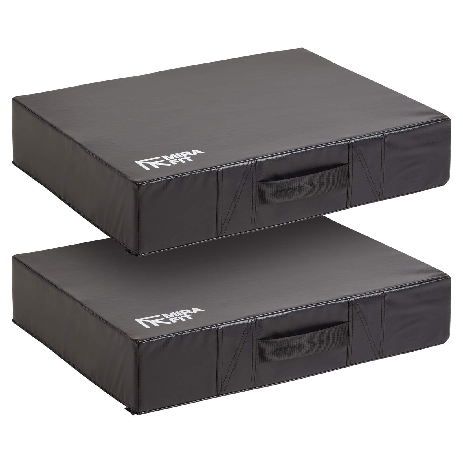 Mirafit Weightlifting Barbell Drop Pads - Black