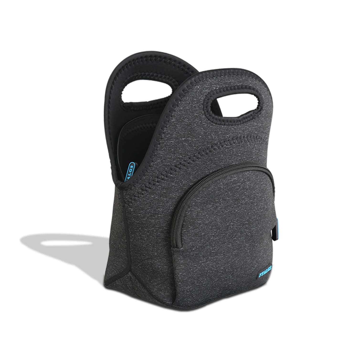 FTALGS Neoprene Lunch Tote, Ultra-Thick Insulated - Thermal Lunch Bag Small Waterproof Lunch Box Carry Case Handbags Tote with Zipper for Outdoor Travel Picnic (Midnight on Mulholland)