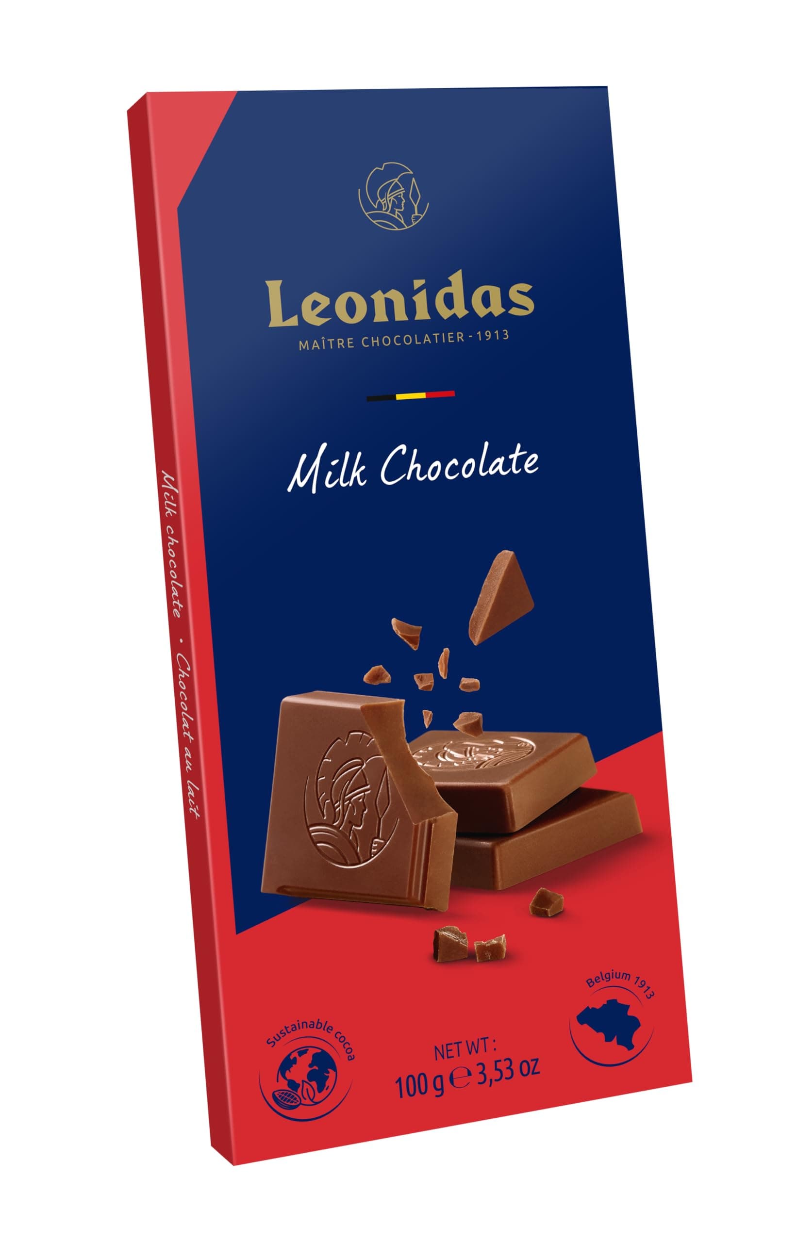 Leonidas Belgian Chocolates - Milk Chocolate Bars 30% cocoa - 100 gr