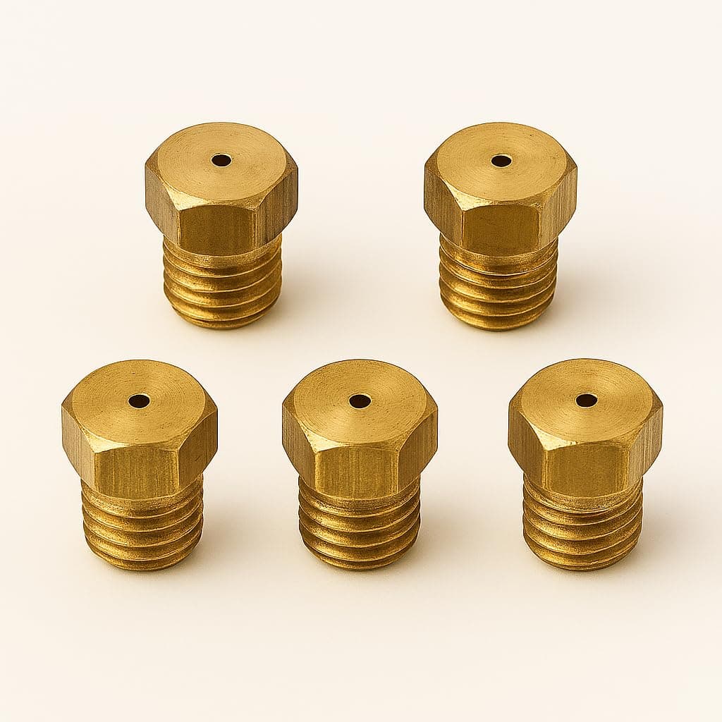 Natural Gas Jet Set - 5 Burner Hob Injector Nozzle Conversion Kit