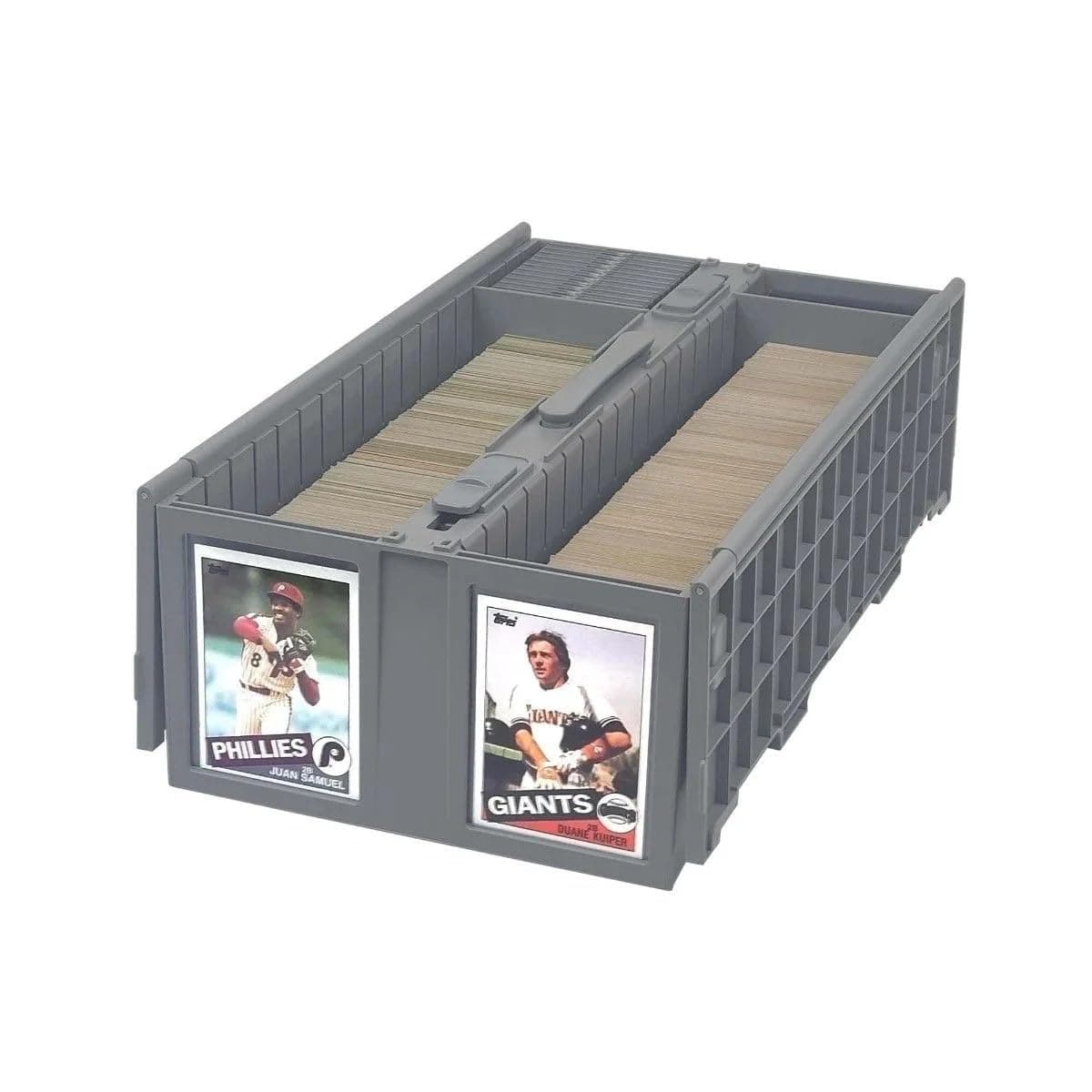 BCW Collectible Card Bin – (Single, Gray) | Holds up to 1600 Cards | Plastic Storage Box for Pokémon, MTG & Sports Cards