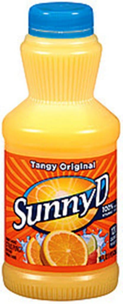 Sunny Delight Beverage, Tangy Orange, 16 Ounce (Pack of 12)
