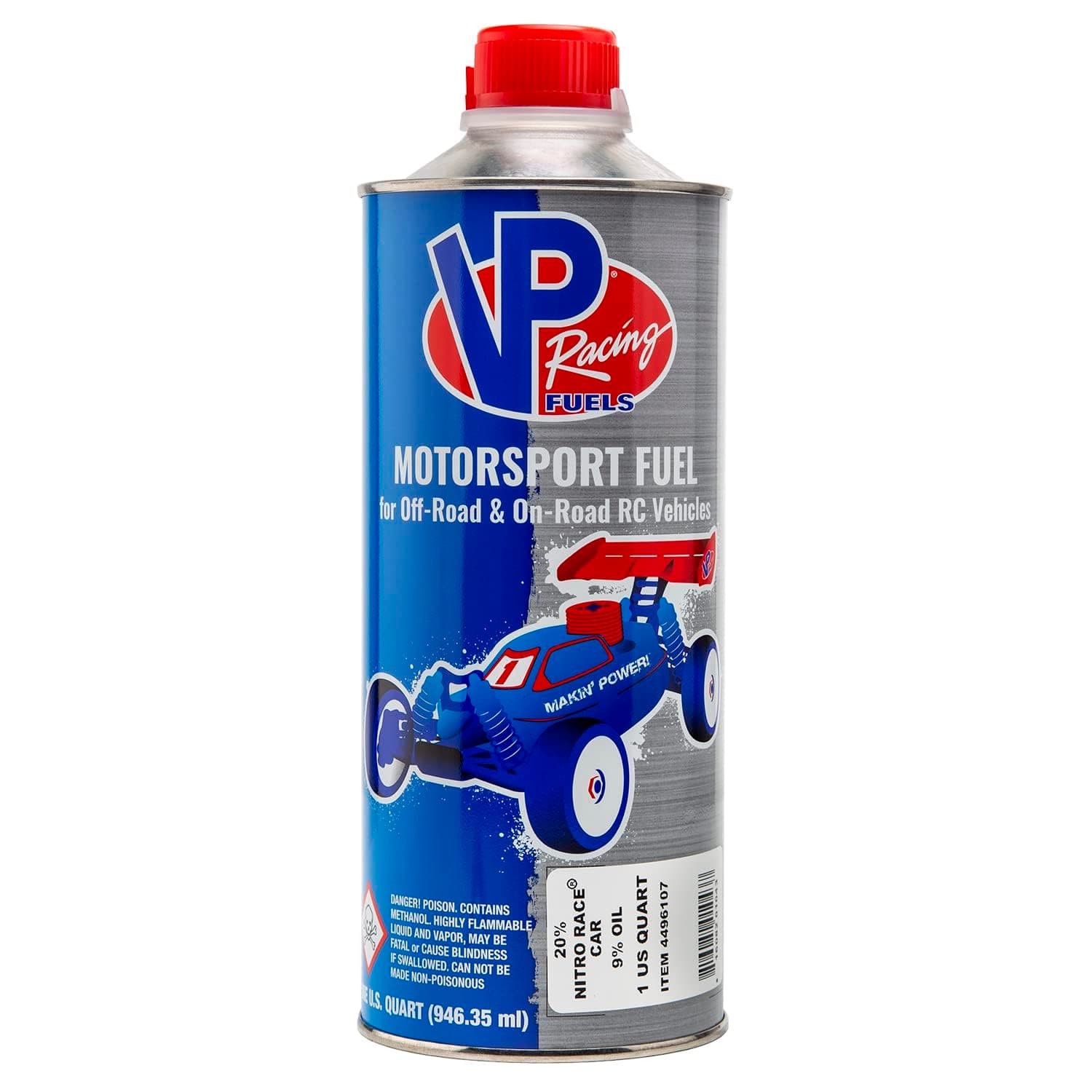 VP Racing Hobby Fuels 2 Quarts 20-Percent Nitrofuel for RC