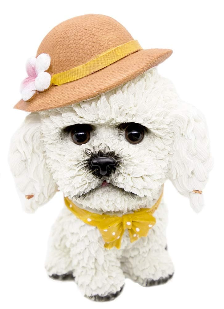 GeekGoodiesCreative Cute Puppy Dog Piggy Bank Money Coin Box Home Decoration Showpiece - Orange Cap