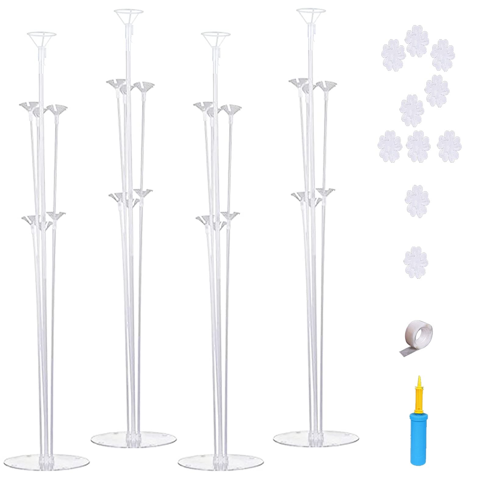 4 Sets Table Balloon Stand