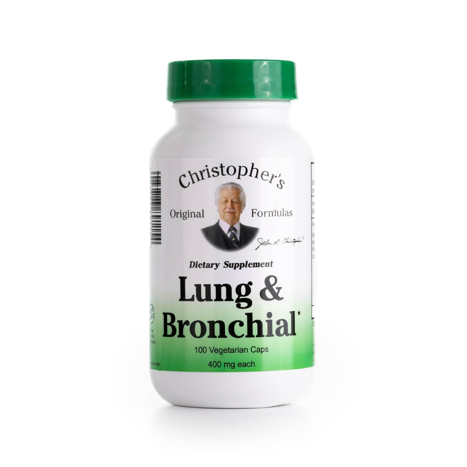 Christopher's Original Formulas Lung & Bronchial Formula - Lung Cleanse for Smokers - Supports Respiratory System with Synergistic Blend of Herbs