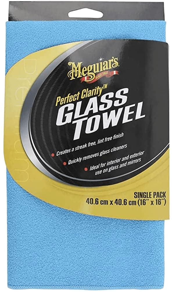 Perfect Clarity Glass Towels, Keep Windows Sparkling Using Premium Reusable Glass Cleaning Towels with a Superior Streak Free and Lint Free Finish, 3 Pack