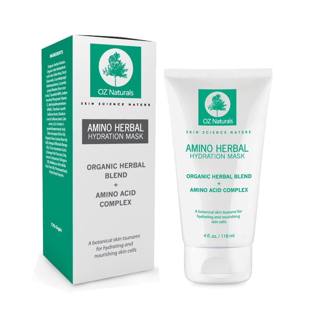 OZNaturals Facial Mask - This Moisturizing Face Mask Contains Rosehip Oil, Pro Vitamin B5 & Amino Acids - This Anti Aging Mask Deeply Hydrates Dry Skin For A Healthy Youthful Glow!