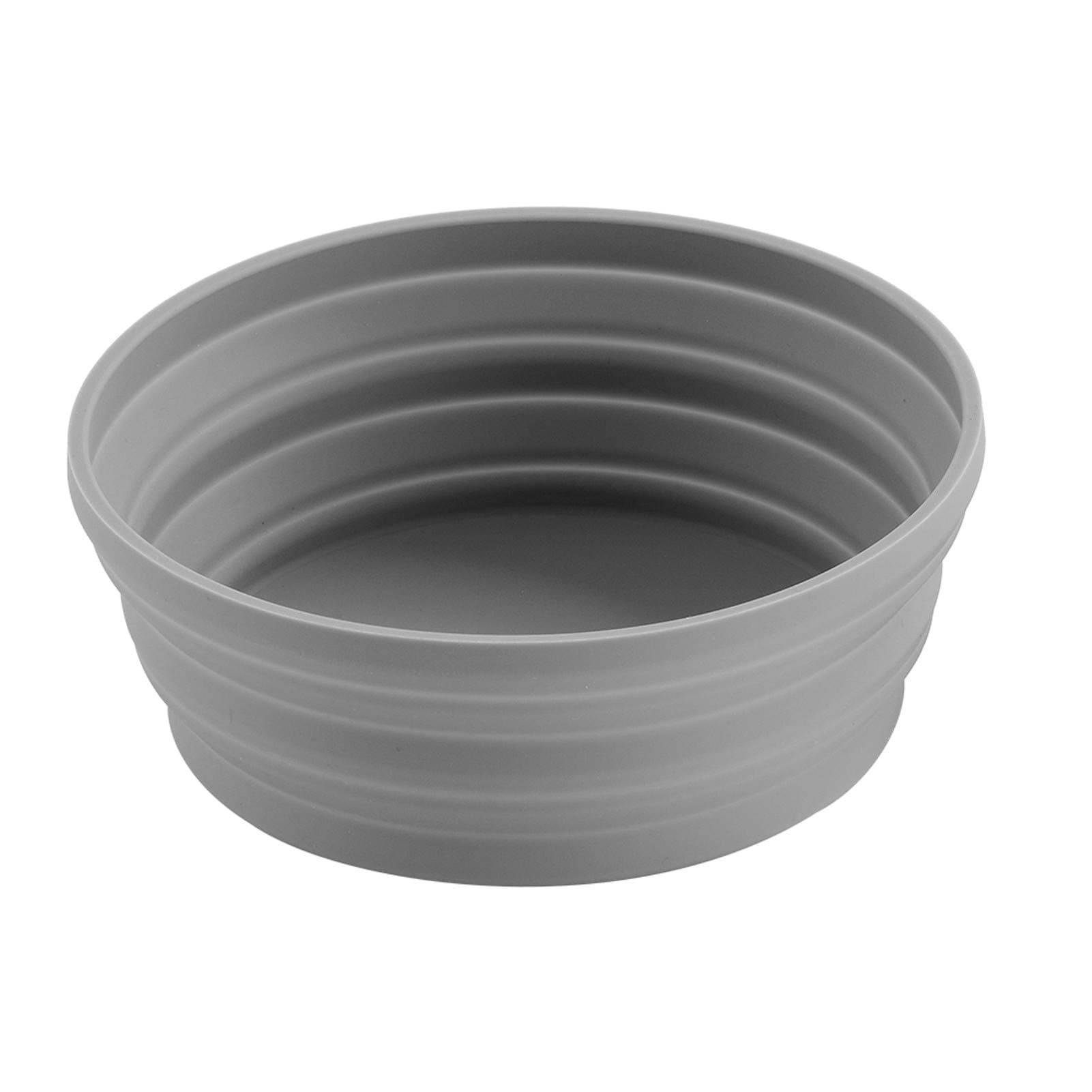 EcoartSilicone Collapsible Expandable Bowl Foldable Portable for Camping Hiking Picnic Travel (Gray(SL))
