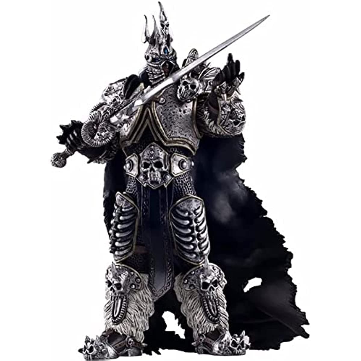 Arthas, Sylvanas Anime Figures Model, World of Warcraft PVC Action Cartoon Manga Game Character Model Statue Figure Toy Collectibles Decorations Crafts Gifts (Arthas 15cm)