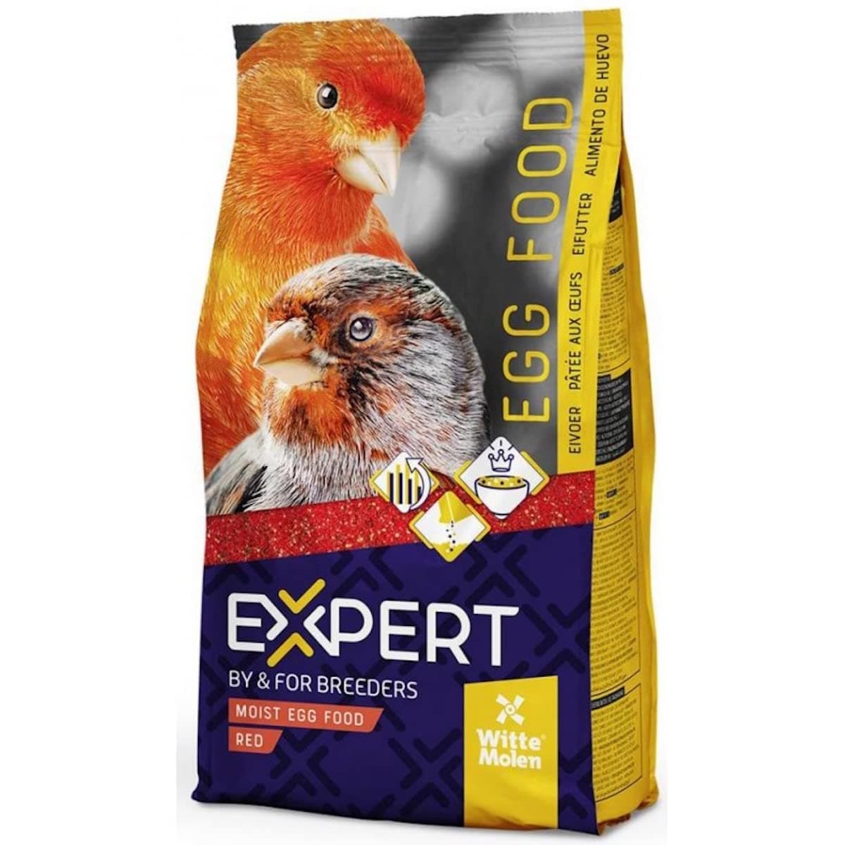 Witte Molen Expert Egg Food Red Colour Premium for Birds, 1 kg