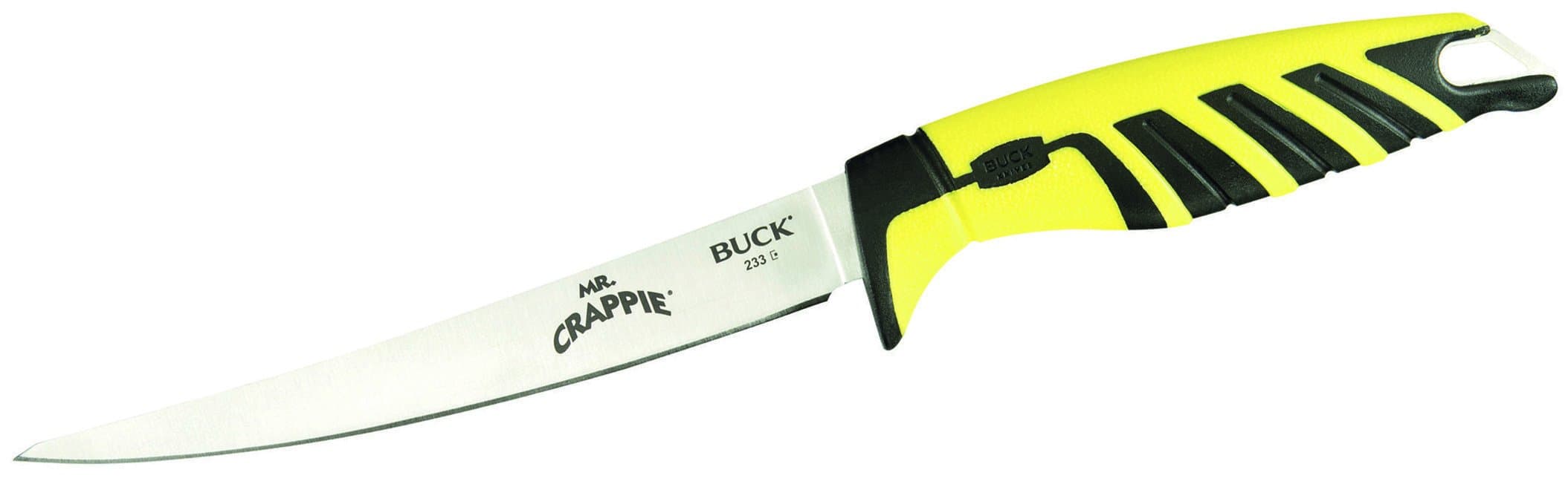 Buck Knives 0233 Mr. Crappie 6-Inch Slab Shaver Fishing Bait Knife with Sheath