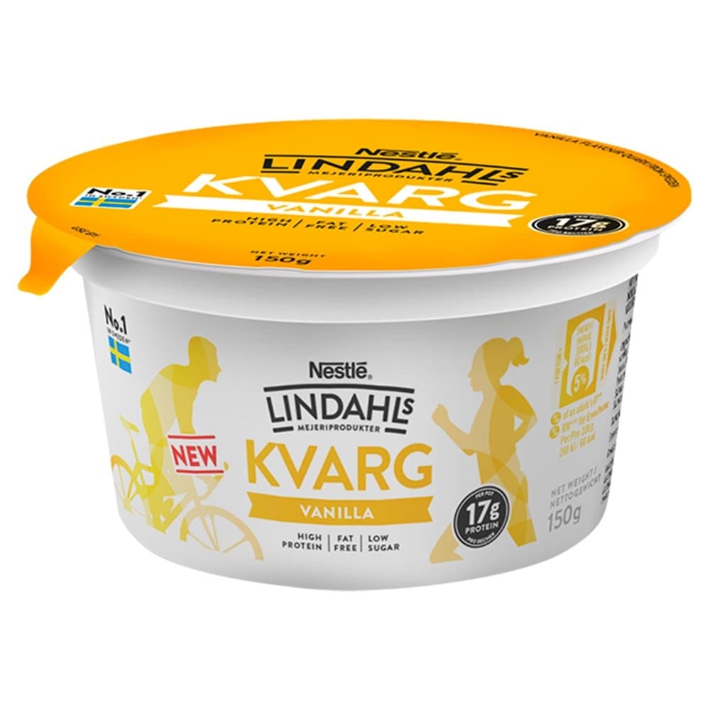 Lindahls Kvarg Vanilla, 150 g