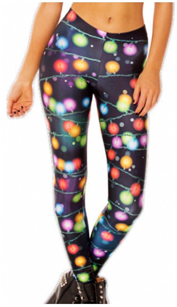 Bamovo Women's 3D Pattern Elastic Tights Floral Print Skinny Leggings Plus Size