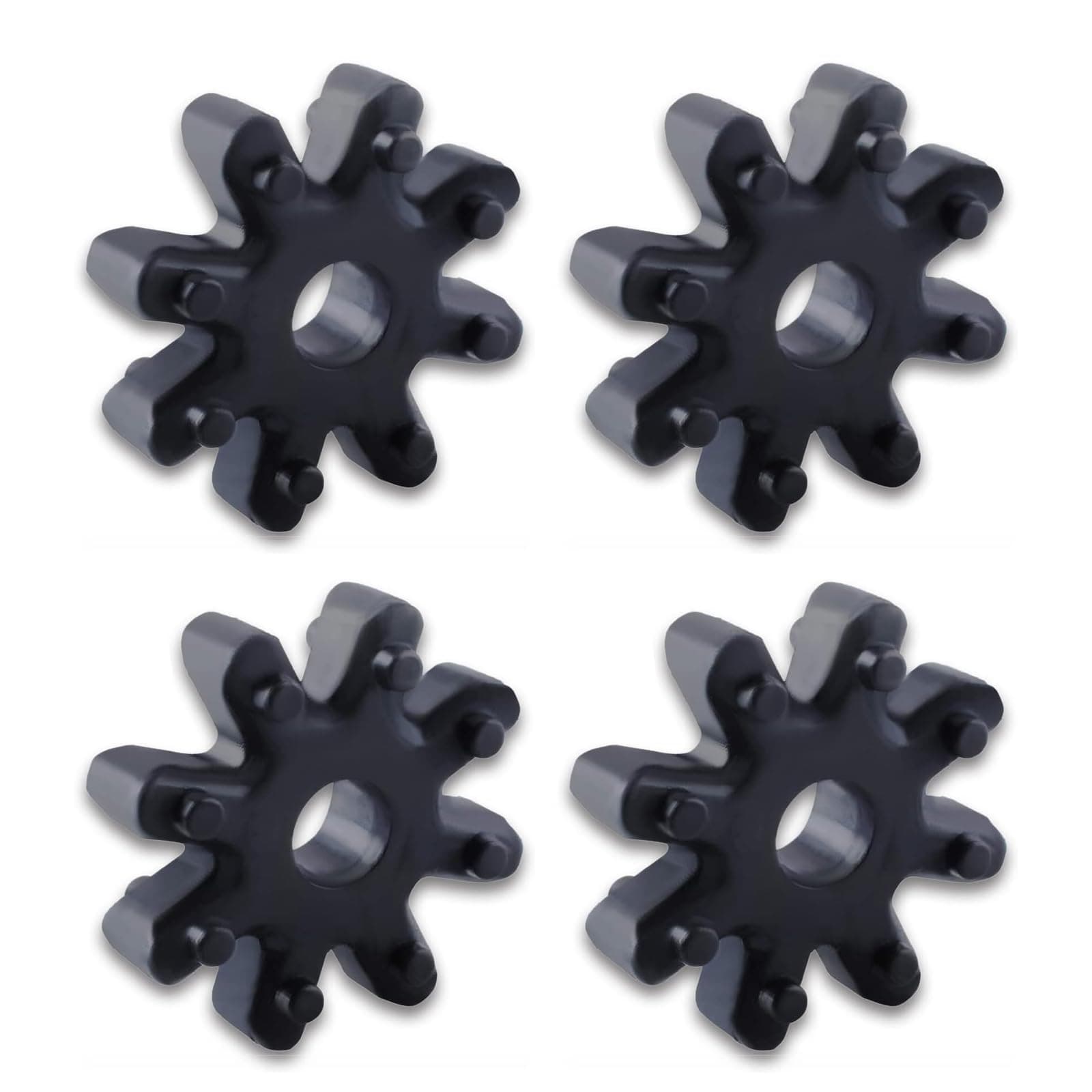 fasebeek 4 PCS Car Flexible Steering Coupler, 56315-2K000FFF Steering Column, Plastic Coupling Replacements, Repair Tool Kit, Automotive Parts, Repair Tool Kit, Compatible with Hyundai Kia (Black)