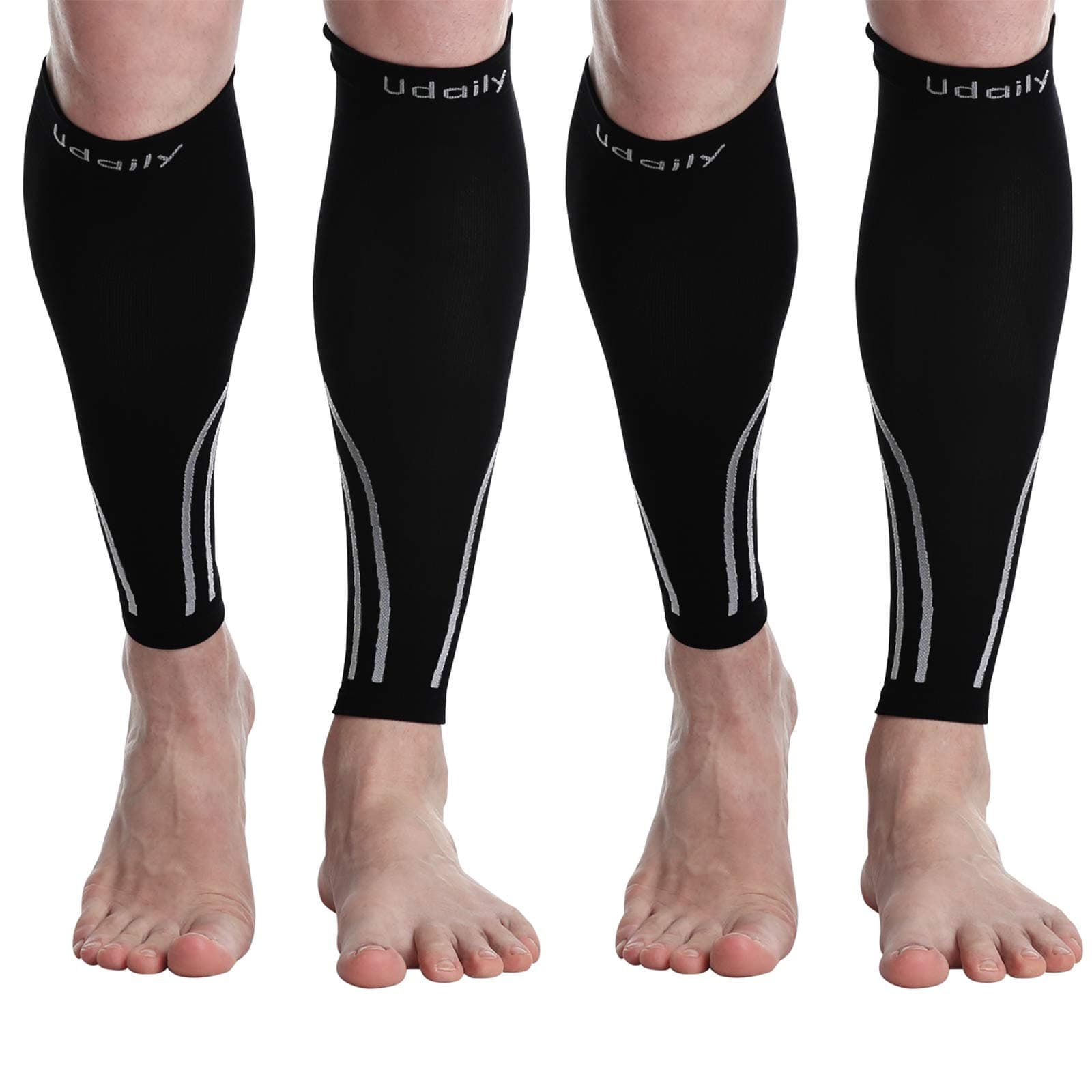 Calf Compression Sleeves for Men & Women (20-30mmhg) - Calf Support Leg Compression Socks for Shin Splint & Calf Pain Relief