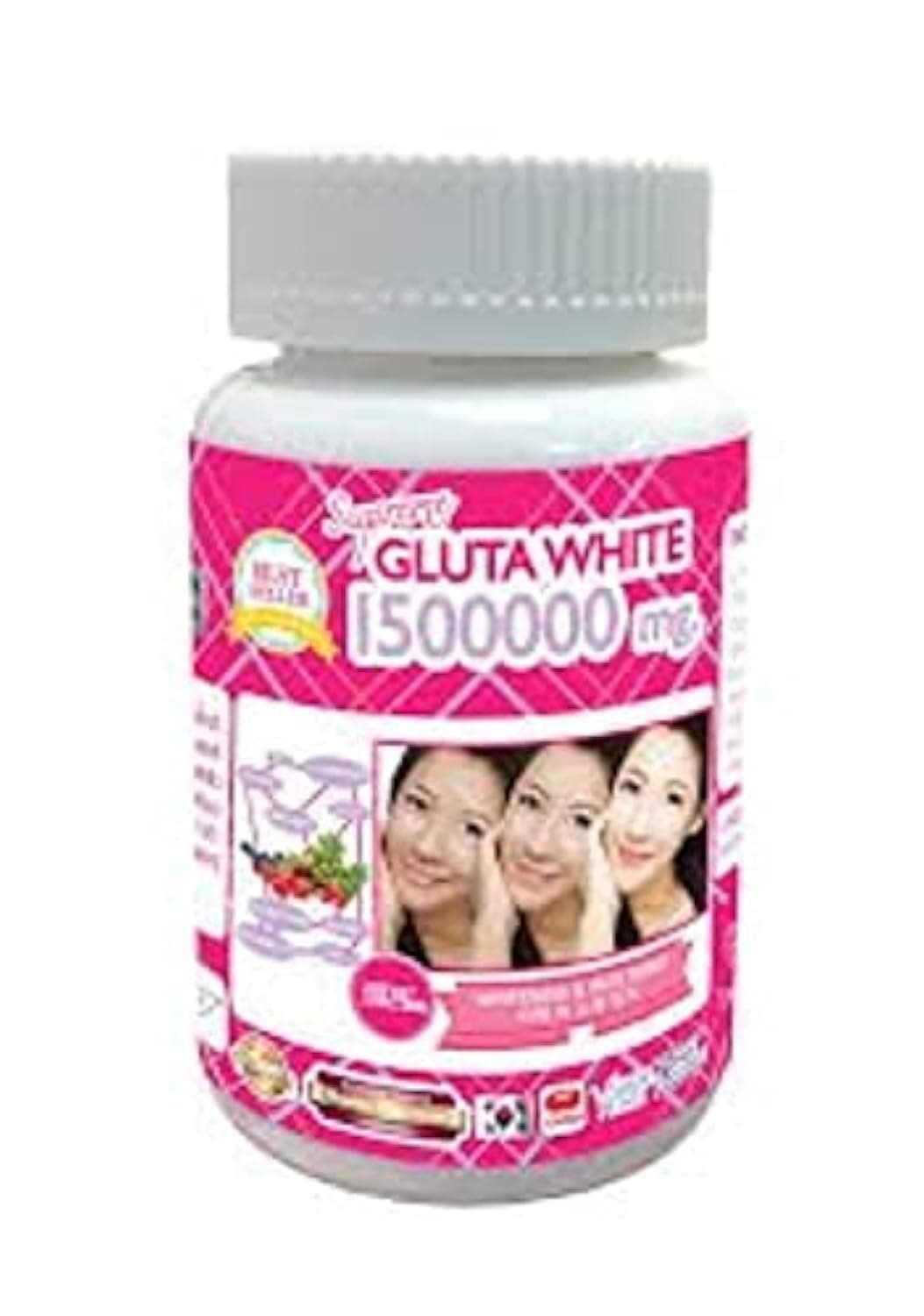 Supreme Gluta White Supreme 1500000mg - 30 Soft Gels