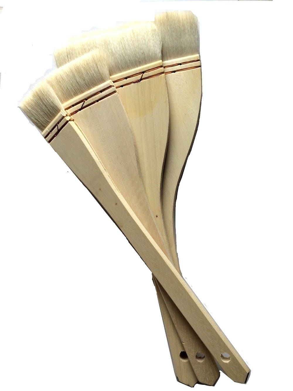 Chinese Japanese Painting Hake Brushes Set-Goat Hair 3cm 5cm 9cm and 12 cm