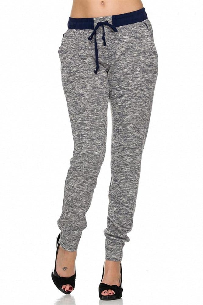 Sassy Apparel Women's Active Wear Comfortable Jogger Pants with Drawstring