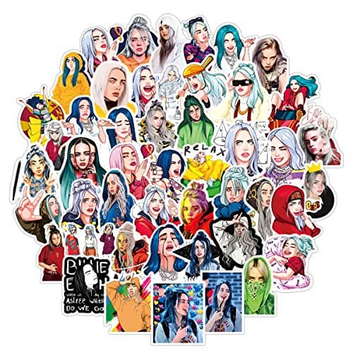 Stickers Pack of 50 Waterproof Stickers - Fashion Stickers for Laptops,Hydro Flasks,Water Bottles,Phone,Computers