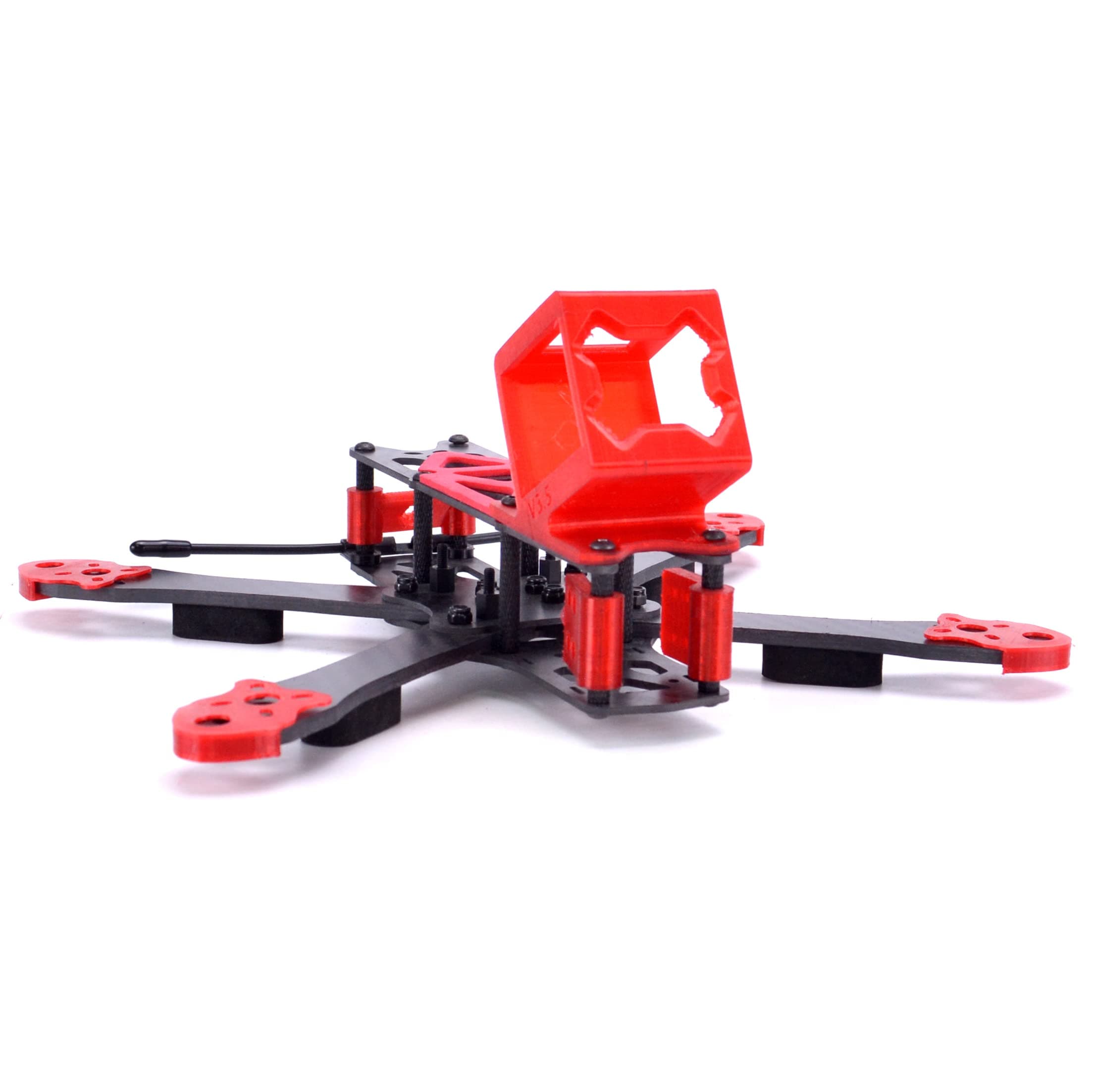 225mm FPV Racing Drone Frame 5inch Carbon Fiber Quadcopter Frame Kit with 3D Printed Camera Mount for Gopro