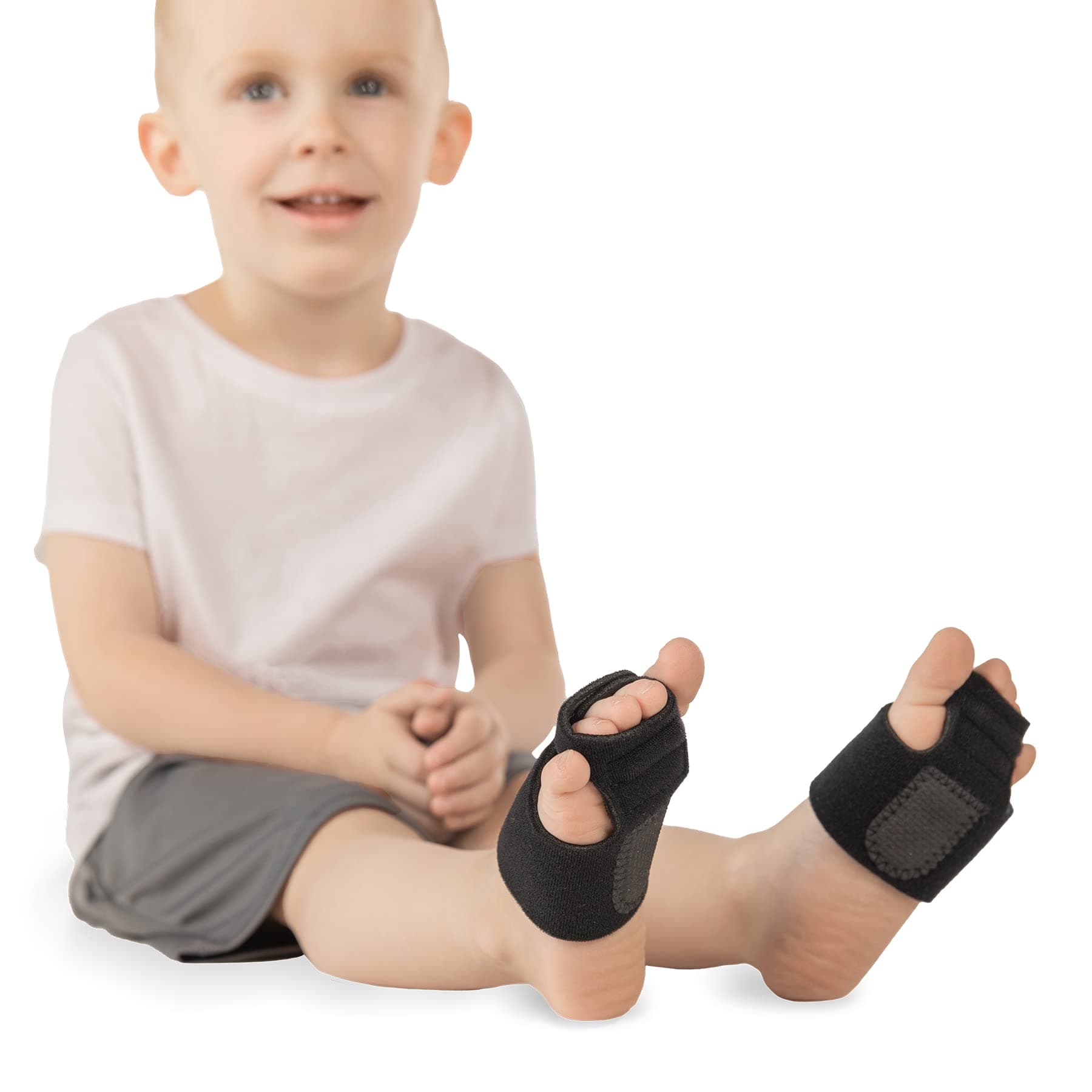 BraceAbility Toe Walking Braces for Kids - Patent Pending Pediatric Foot Supports To Prevent Tip Toe Walking, Cerebral Palsy Equipment, Autism, ADHD, Aspergers, Youth Neurological Disorders (XS)