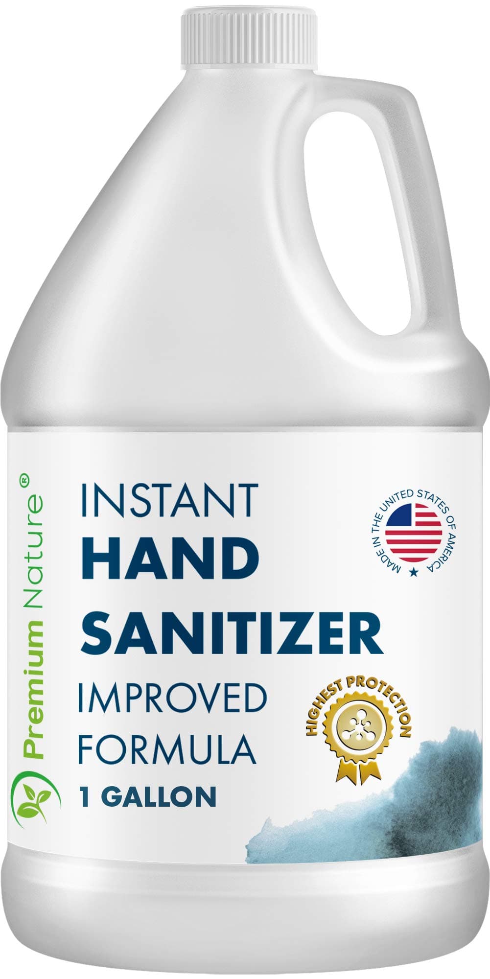 Instant Hand Sanitizer Gel - Value Size Advanced Natural Hand Sanitize Cleaner Portable Aloe Vera Moisturizer Packaging May Vary (1 Gallon)