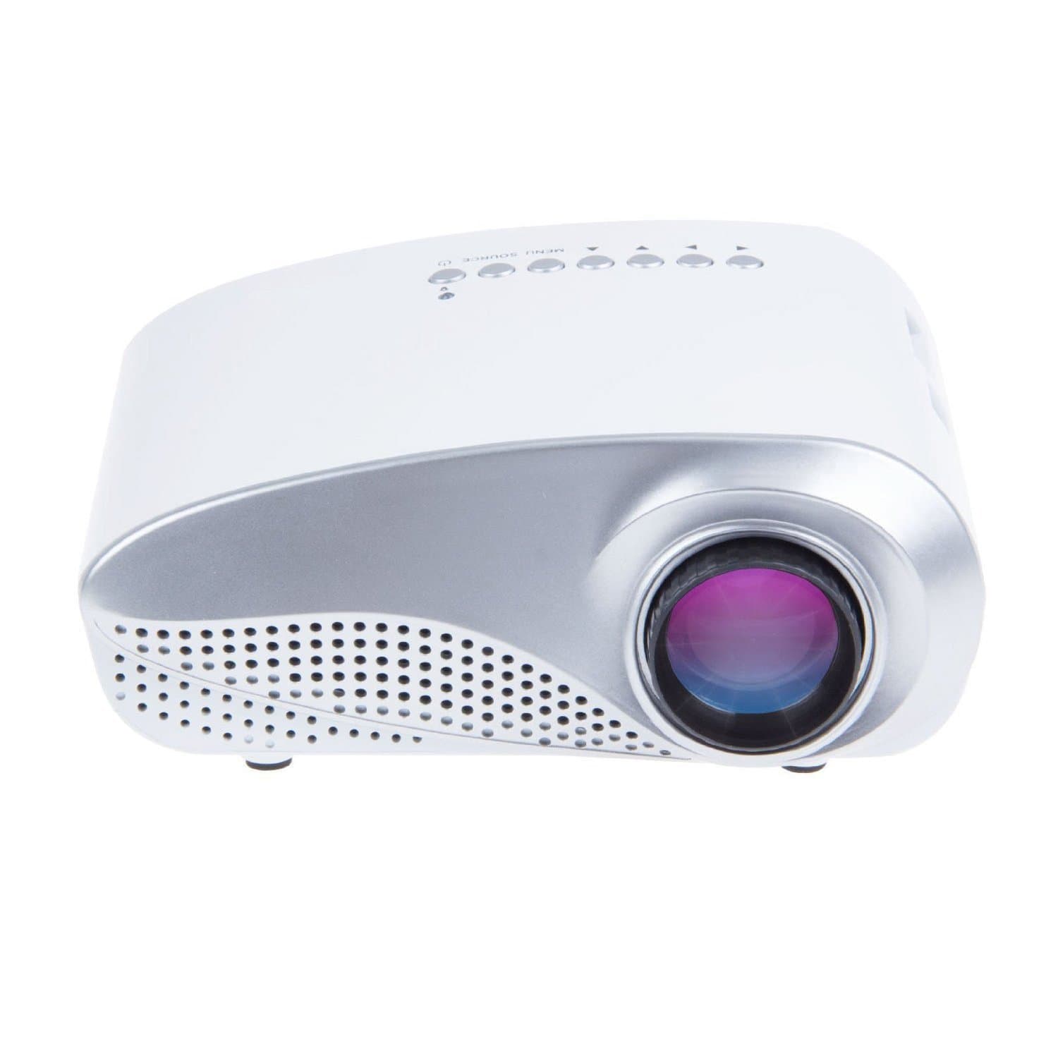 K1 LED LCD (QVGA) Mini Video Projector - International Version (No Warranty) - DIY Series - White (FP3224K1W-IV3)